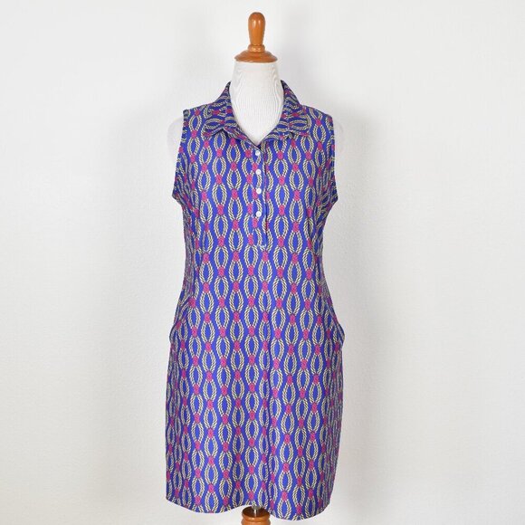 Tee 2 Sea Dresses & Skirts - Tee 2 Sea Golf Nautical Print Sleeveless Dress - XL